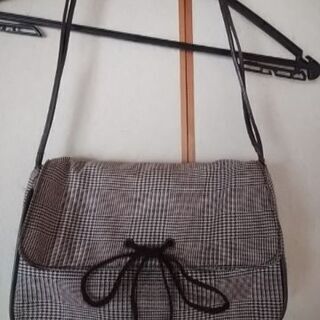 ショルダーバッグ　千鳥格子　新品未使用！の画像