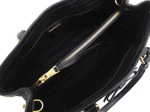 美品 プラダ 1BA579 ロゴジャガード×リボン 2way トートバッグ
