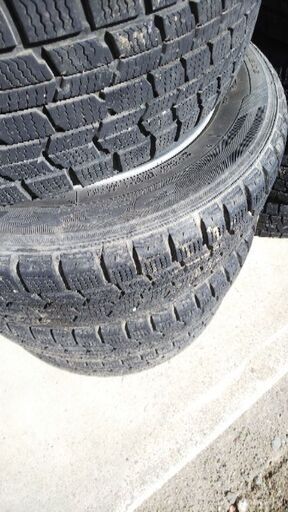165/65R13 13×5J アルミホイール４本 スタッドレス付き