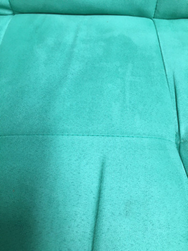 ソファーベッド　お洒落な明るいグリーン❗️