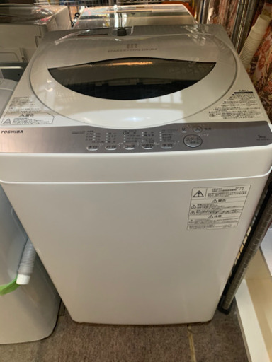 TOSHIBA 全自動洗濯機　5.0kg 2019年製　美品