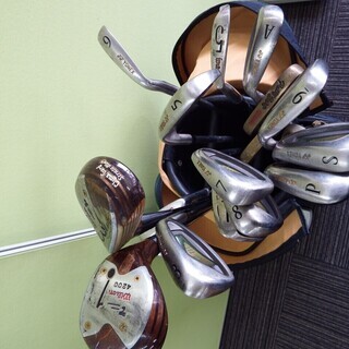 wilson ゴルフ クラブ YONEX キャディバッグ付の画像