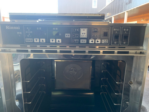 リンナイ 業務用 中型コンベックオーブン 厨涼扉タイプ RCK-S20AS3 LPガス（プロパン)仕様 W600・D685・H874（