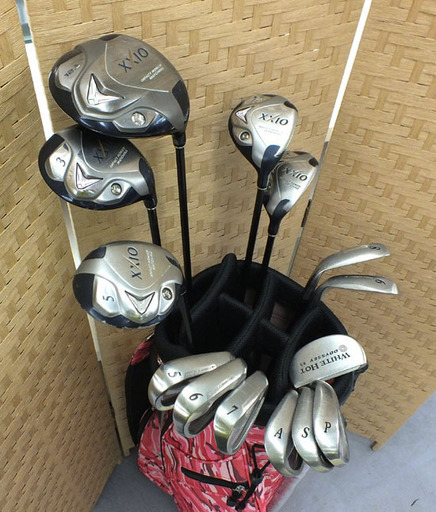 ダンロップ ゼクシオ ゴルフクラブ アイアン レディースセット 1 3 5 7 U7 5～9 S P A ODYSSEY パター 計14本 ￥80,000-