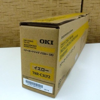 新品 OKI/沖データ トナーカートリッジ (大) イエロー TNR-3Lシリーズ