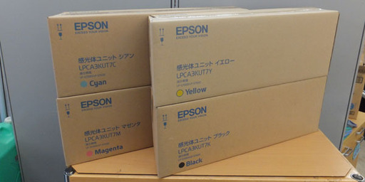 ▶新品 トナー インク EPSON エプソン LPCA3KUT7 感光体ユニット シアン イエロー マゼンタ ブラック 4本セット 純正品 ペイペイ対応 札幌市西区西野