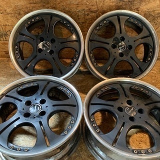 WORK EUROLINE LIMITED EDITION ユーロライン 17インチ7J4HPCD100+42 4本 フィット ヴィッツ等　(HA102) クレジットカード QR決済可能