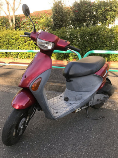 【美品】 原付 スズキ レッツ4 赤 4st
