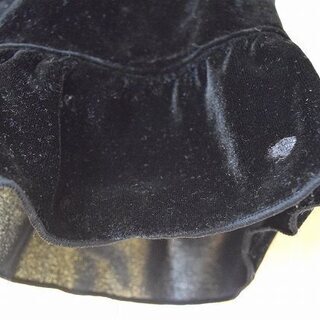 【訳あり格安】ドレス（ワンピース）　黒　半袖　Mサイズの画像