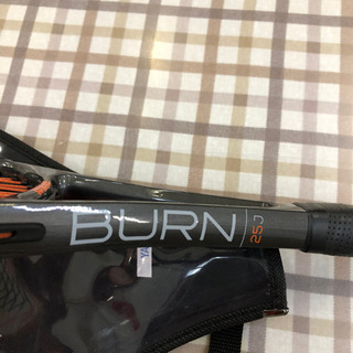 🌟 ウィルソン🌟バーン 25J Wilson BURN ジュニアラケット 🌠３ 7/8🌠日本限定。錦織圭選手が使用するBURNと同じデザインのジュニアラケット◆ソフトケース付の画像