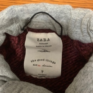 【譲ります】ZARAキッズセーターの画像