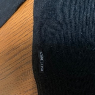 【譲ります】キッズハイネック黒セーターの画像