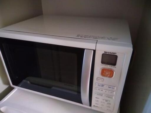 取りに来ていただける方白い電子レンジ
