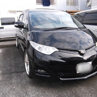 【成約済】★50エスティマ アエラス 希少なＶ6 3.5 ◆検2年9月 プッシュスタート・スマートキー・両側電動スライドドア・走行中TV映りますの画像