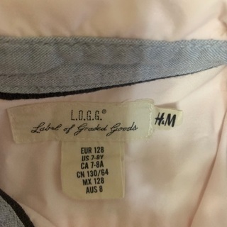 【譲ります】H&Mキッズシャツの画像