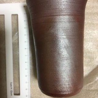 備前焼 ペア ビアグラスの画像