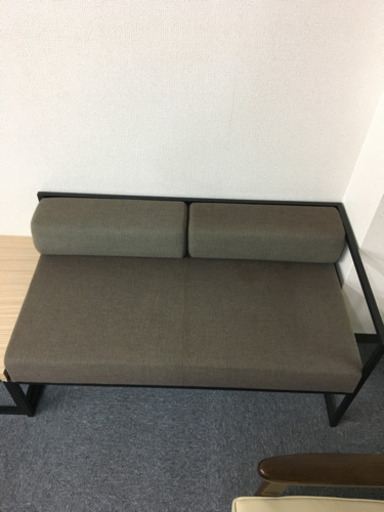 （交渉中）二人がけソファ　茶色