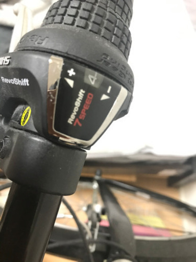 《お取引中》クロスバイク  CANAL  シルバー空気入れ付