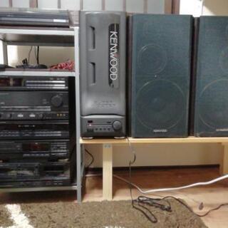 値下げ?⤵️しました。KENWOOD　ヴィンテージ　コンポ　貴重品　ほぼ動作ok KENWOOD ROXY