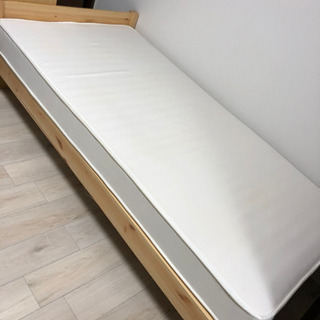 【お取引中】無印良品シングルベッド+マットレス