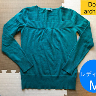 Doux archives グリーン系ニット Ｍ