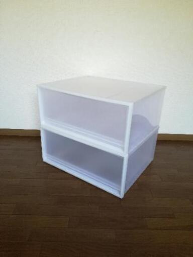 無印良品・収納ケース横ワイド大・2セット