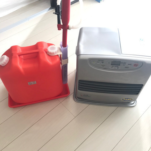 灯油ストーブ+ポリタンク+給油ポンプ