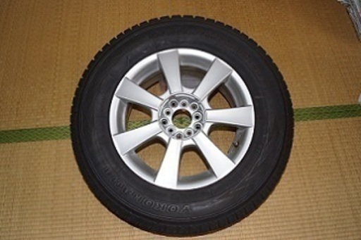 アルミホイールとスタットレスタイヤ、4本セット、価格18０００円税込