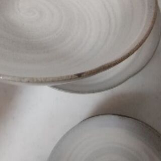 さしあげます★白い和皿セット★の画像