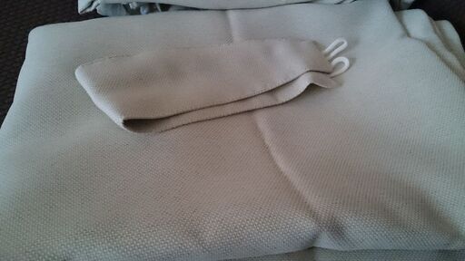 カーテン 美品 無印 アイボリー 100✖200 防炎 遮光 2枚セット