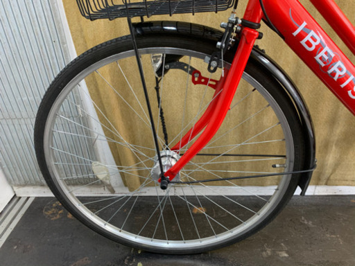 防犯登録料込★6段変速付き自転車★オートライト付き