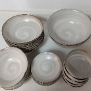 さしあげます★白い和皿セット★