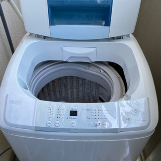 差し上げます☆外置き洗濯機☆洗剤付き