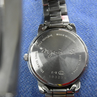 アニエスベー agnes b 腕時計 V33J-0010 レディース用 トリプルカレンダー ピンク　西岡店の画像