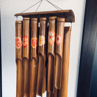 竹の風鈴(竹鈴)の画像
