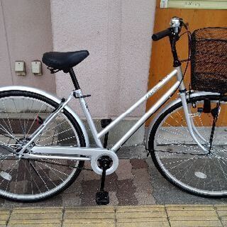 SOUTHERNPORT 27吋シティサイクル シングル/シルバー