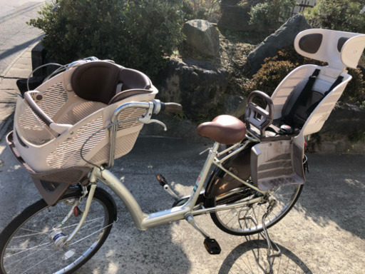 子供乗せ前後付き自転車