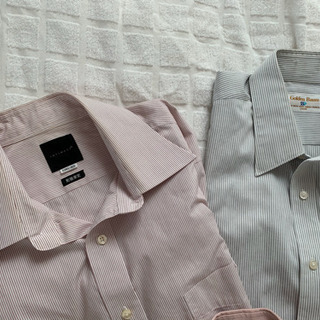 【終了】形態安定シャツ&ユニクロパンツ（メンズLサイズの画像