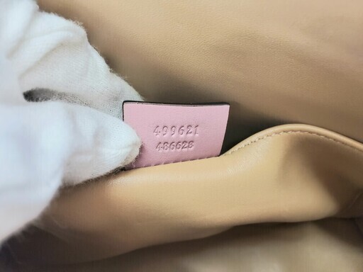 ☆美品☆ GUCCI グッチ　限定品　クロコ　ピンク　ショルダーバッグ　499621　希少 プレゼントにも