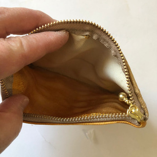 未使用　玉ねぎ染色&袋帯トートバッグ  金&銀色&玉ねぎ色(白の帯締め)  着物　新品 の画像