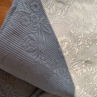 ★無料★IKEAカーテン★BLEKVIVA★グレー花柄