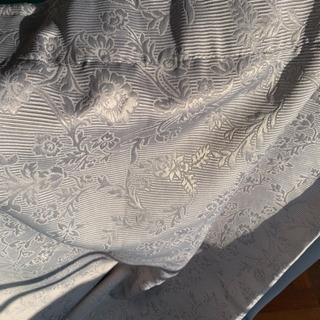 ★無料★IKEAカーテン★BLEKVIVA★グレー花柄の画像