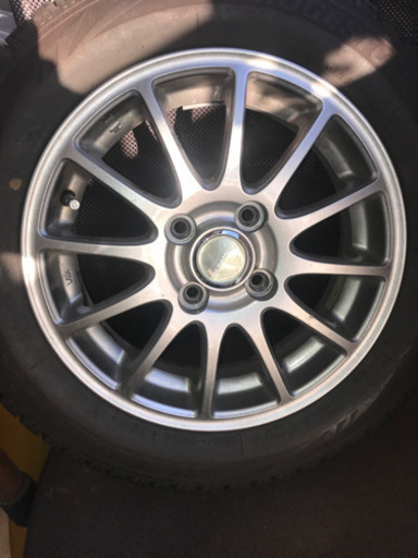 軽自動車用　アルミ＋スタッドレス美品
