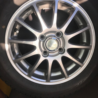 軽自動車用　アルミ＋スタッドレス美品