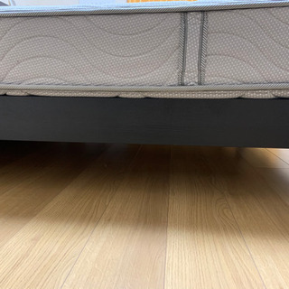 ニトリ　セミダブル　ベッド(マットレス付)の画像