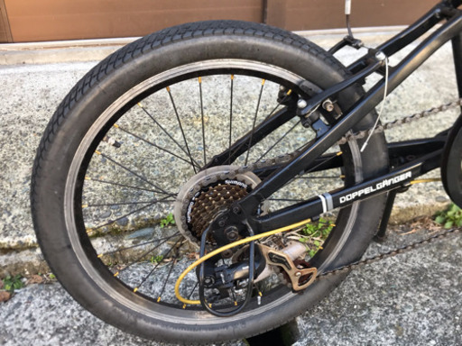 DOPPELGANGER ドッペルギャンガー ミニベロ 560 DEUS フロントディスク 前後サス 動作確認済み