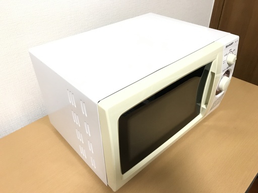 【断捨離中】シャープ 単機能 電子レンジ 西日本 60Hz専用 20L RE-T2-W6 ホワイト