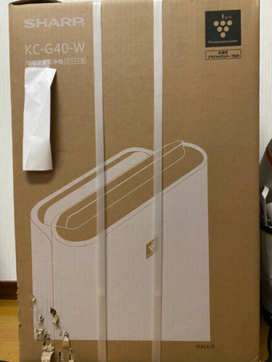 SHARP KC-G40-W 加湿空気清浄機 プラズマクラスター