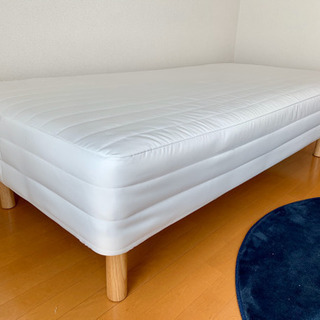 無印　脚付マットレス　シングル