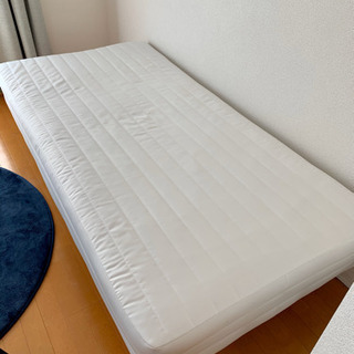 無印　脚付マットレス　シングルの画像